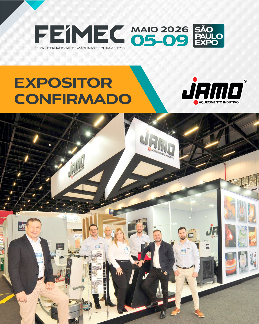 Jamo estará presente na FEIMEC 2026
